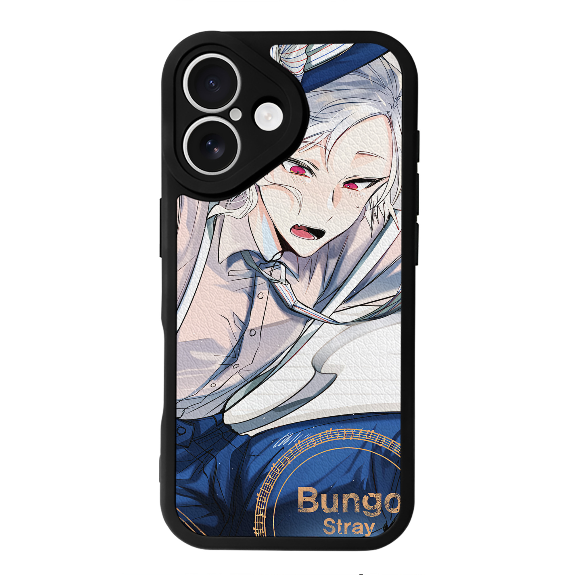 （画像用） 文豪ストレイドッグス Bungo Stray Dogs 【iPhone 16シリーズ対応】シリコンスマホケース（レザー調） 材質：シリコン
